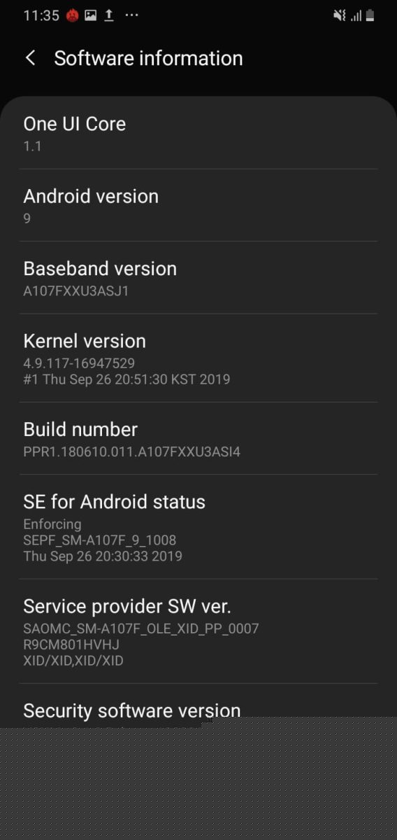 Galaxy A10s
