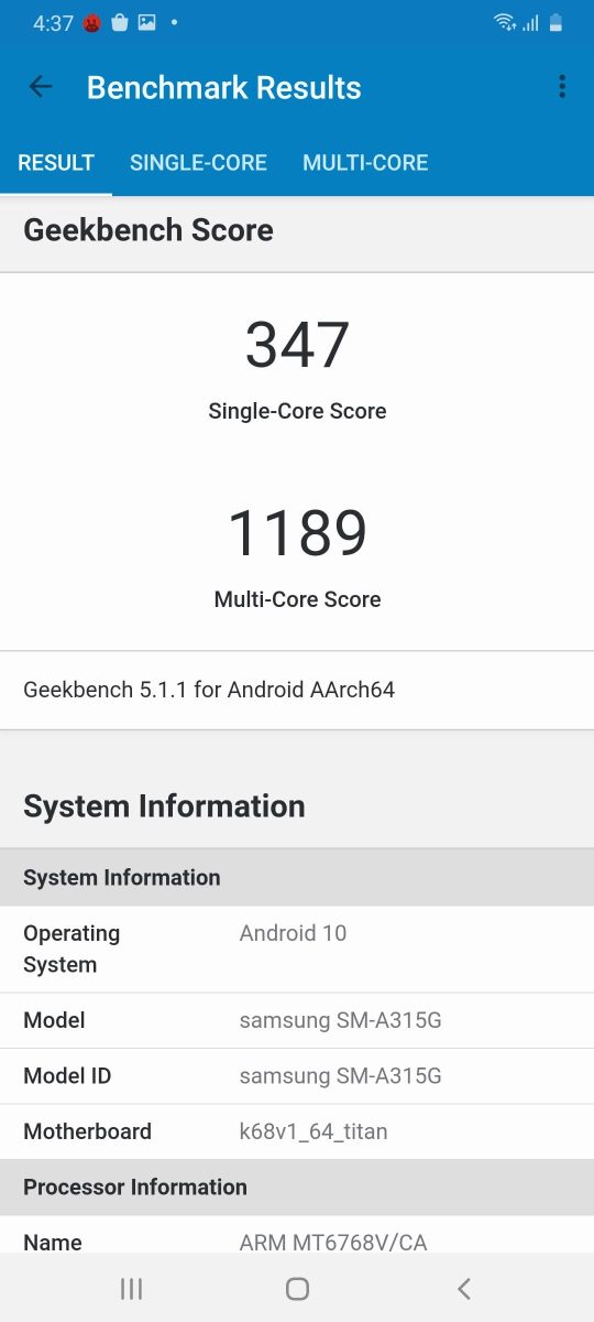 Galaxy A31