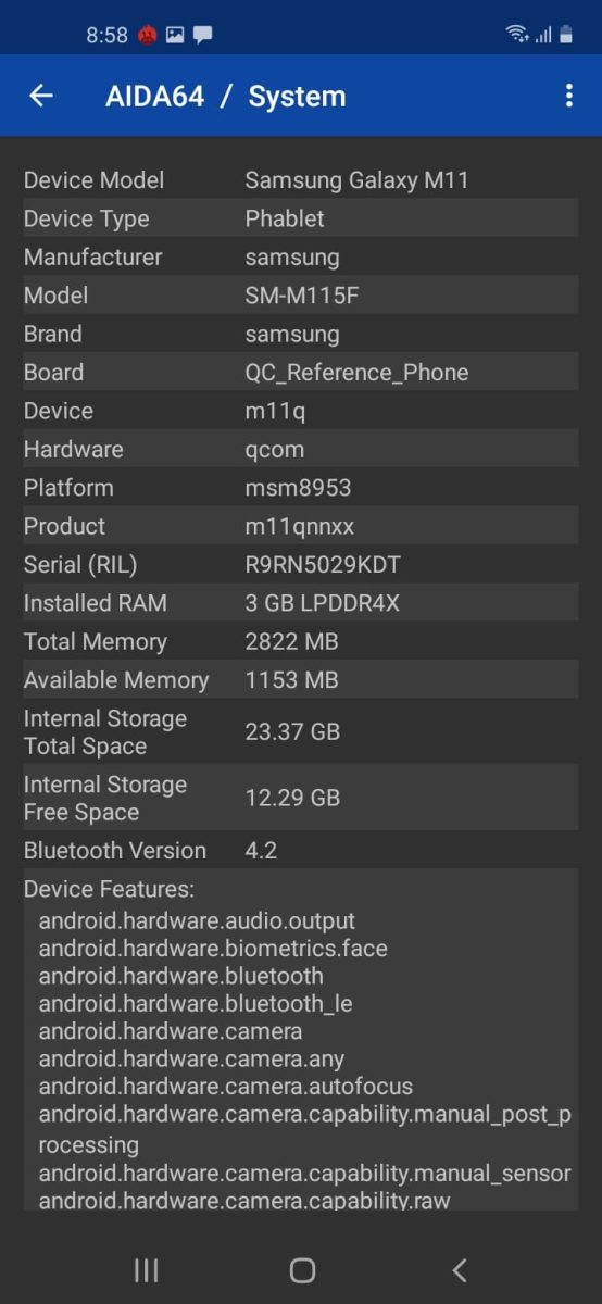 Galaxy M11
