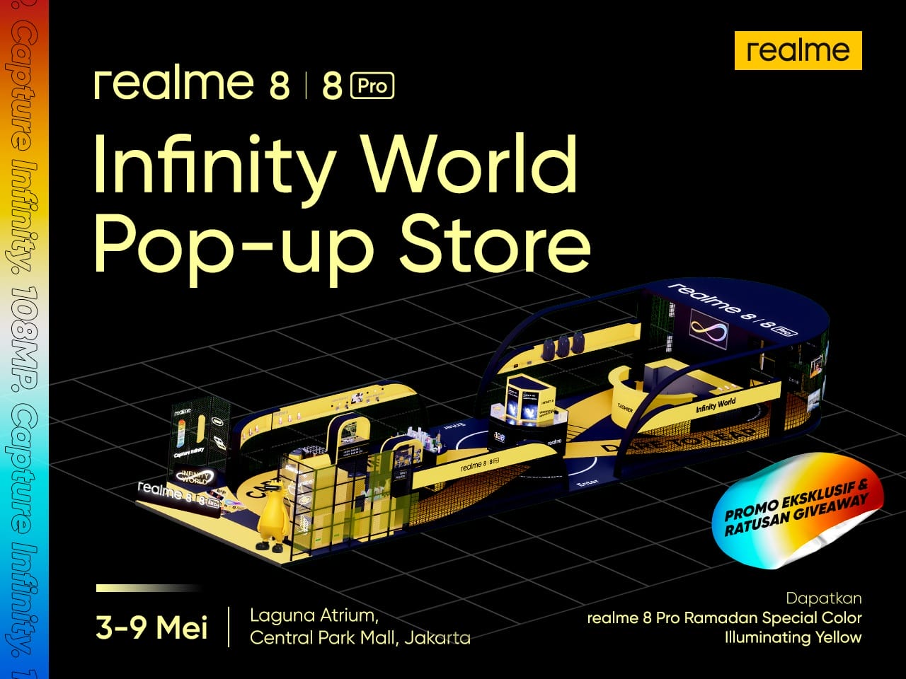 Hari Ini, realme Buka Infinity World Pop-up Store
