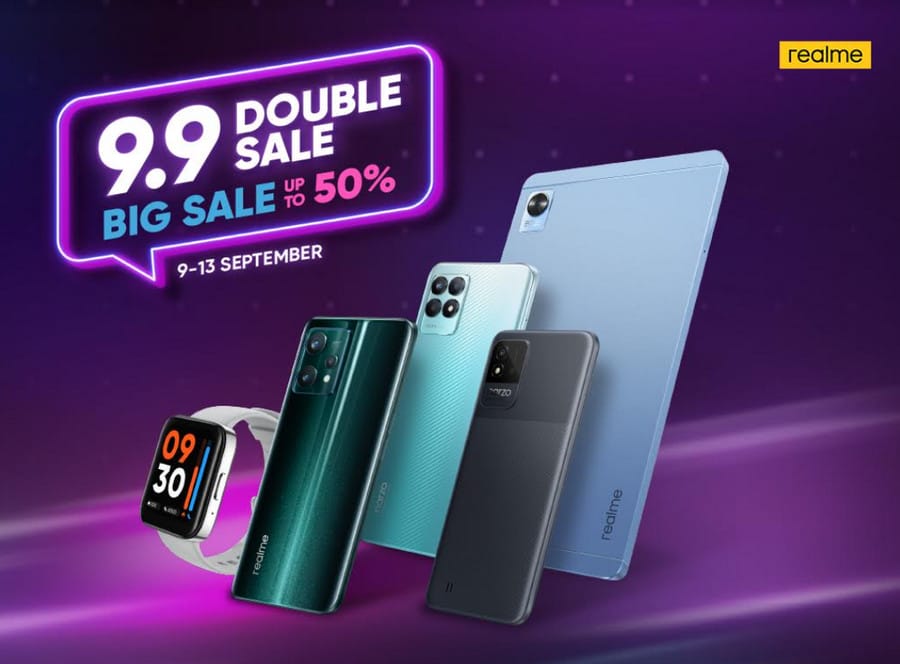 realme Hadirkan 9.9 Double Sale untuk Anak Muda