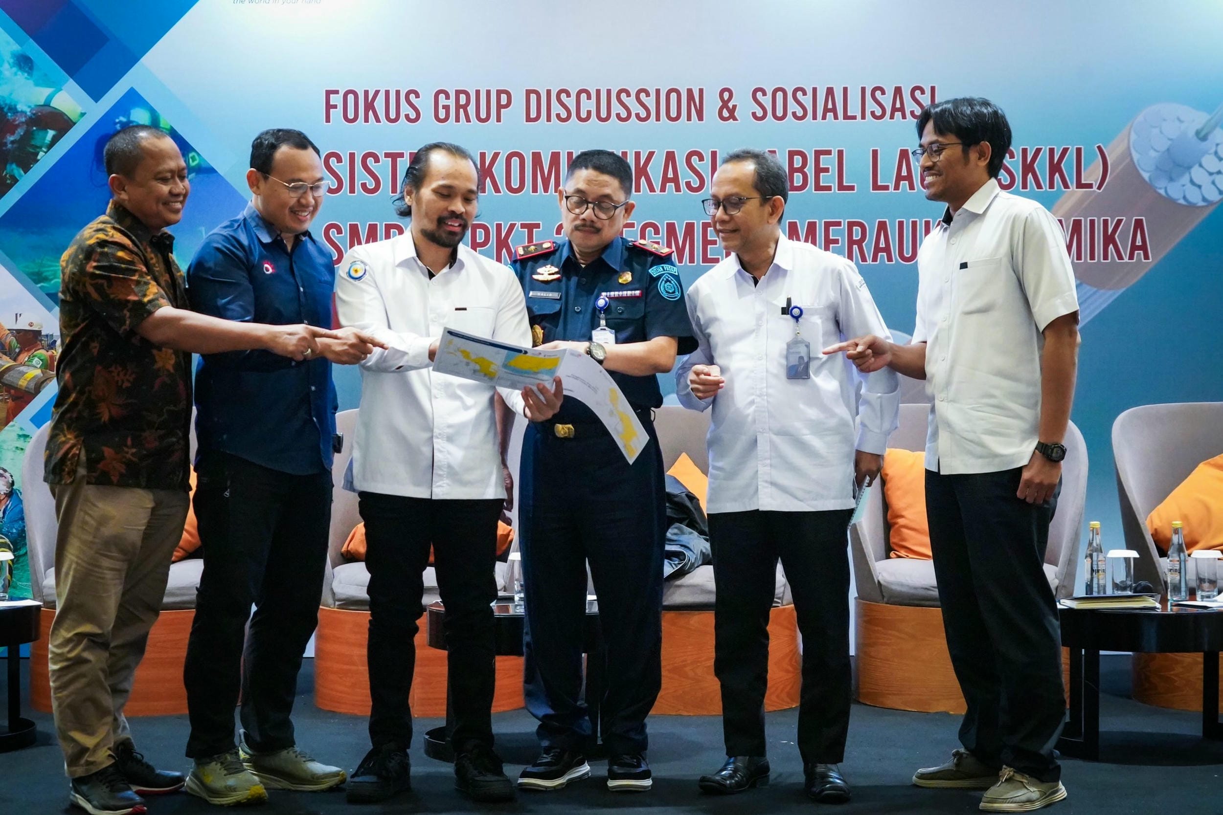 KKP – Telkom Imbau Pelaku Usaha Perikanan Tangkap Perhatikan Keberadaan SKKL SMPCS