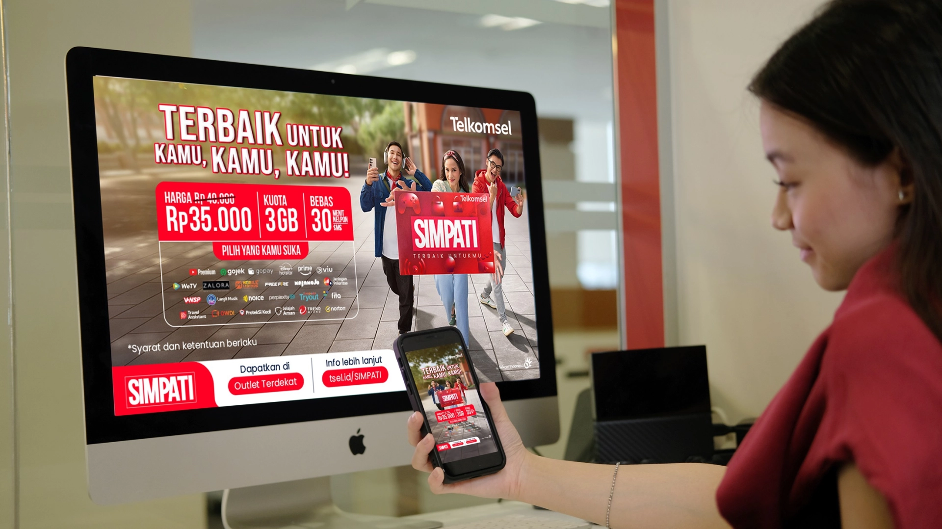Berlangganan WeTV via Telkomsel