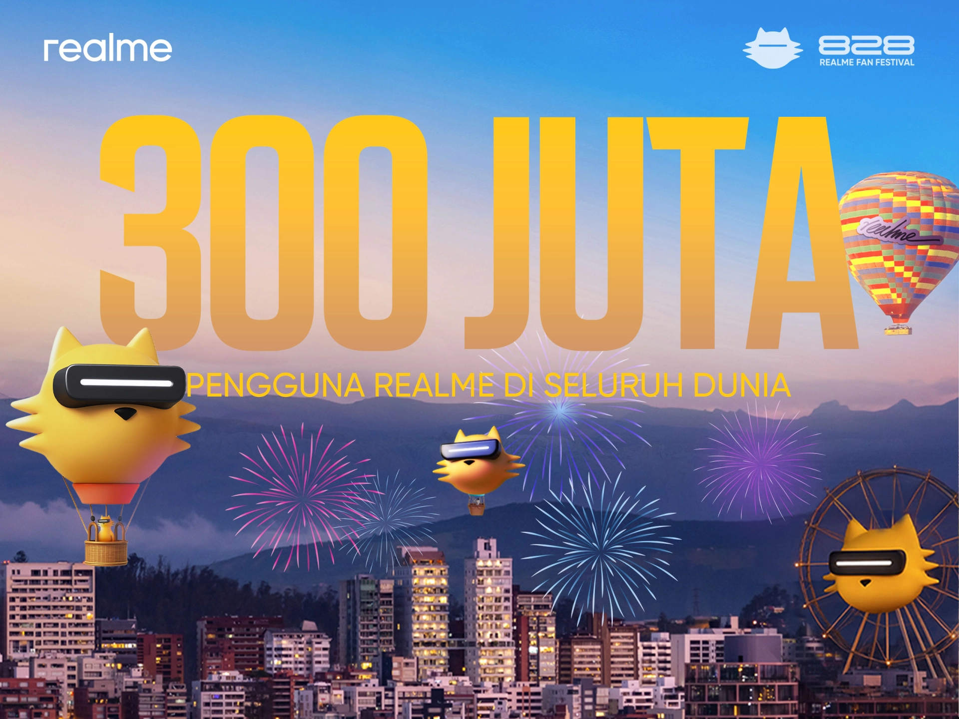 realme 300 juta pengguna