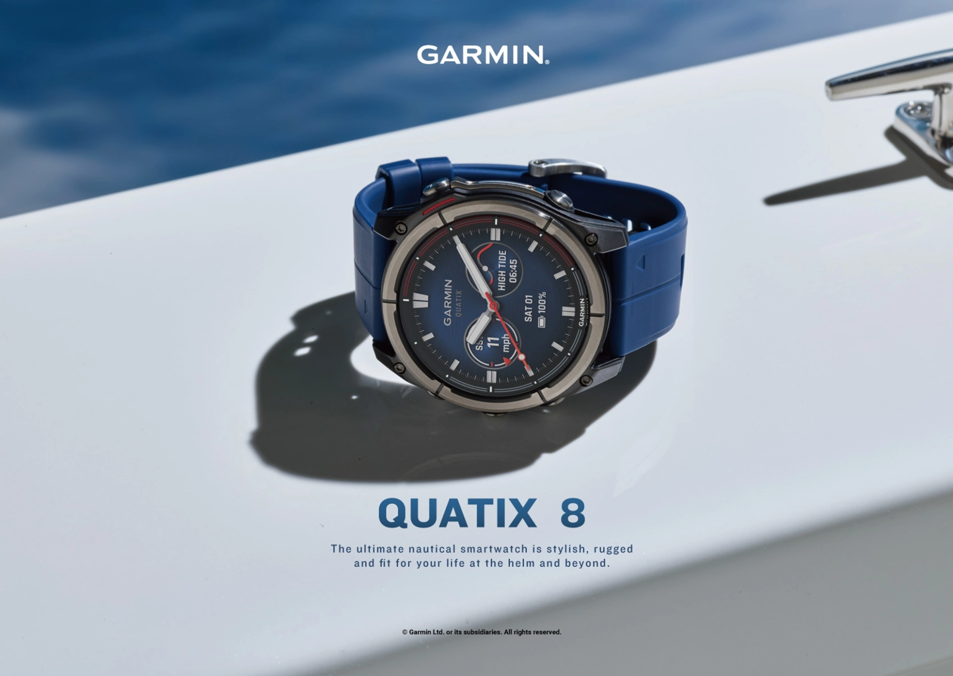 Garmin Quatix 8 Garmin Quatix 8: Smartwatch Premium untuk Aktivitas Laut & Darat