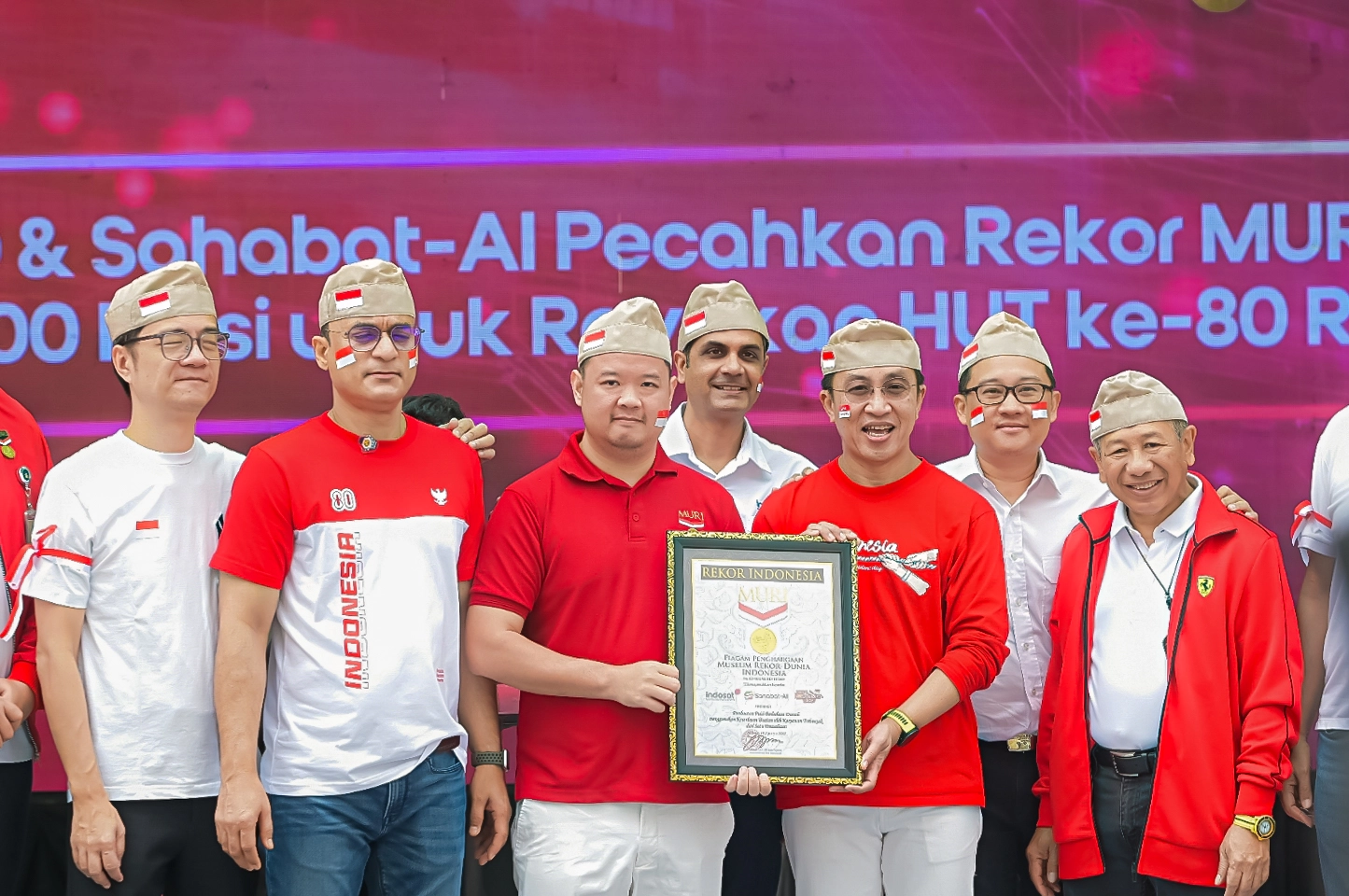 Sahabat-AI Pecahkan Rekor MURI
