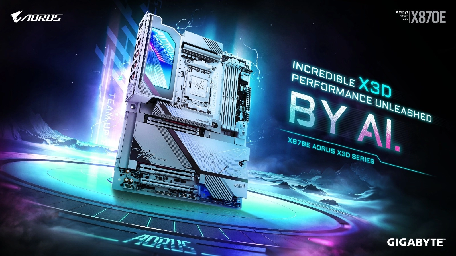 Motherboard GIGABYTE AI-Powered X870E AORUS X3D