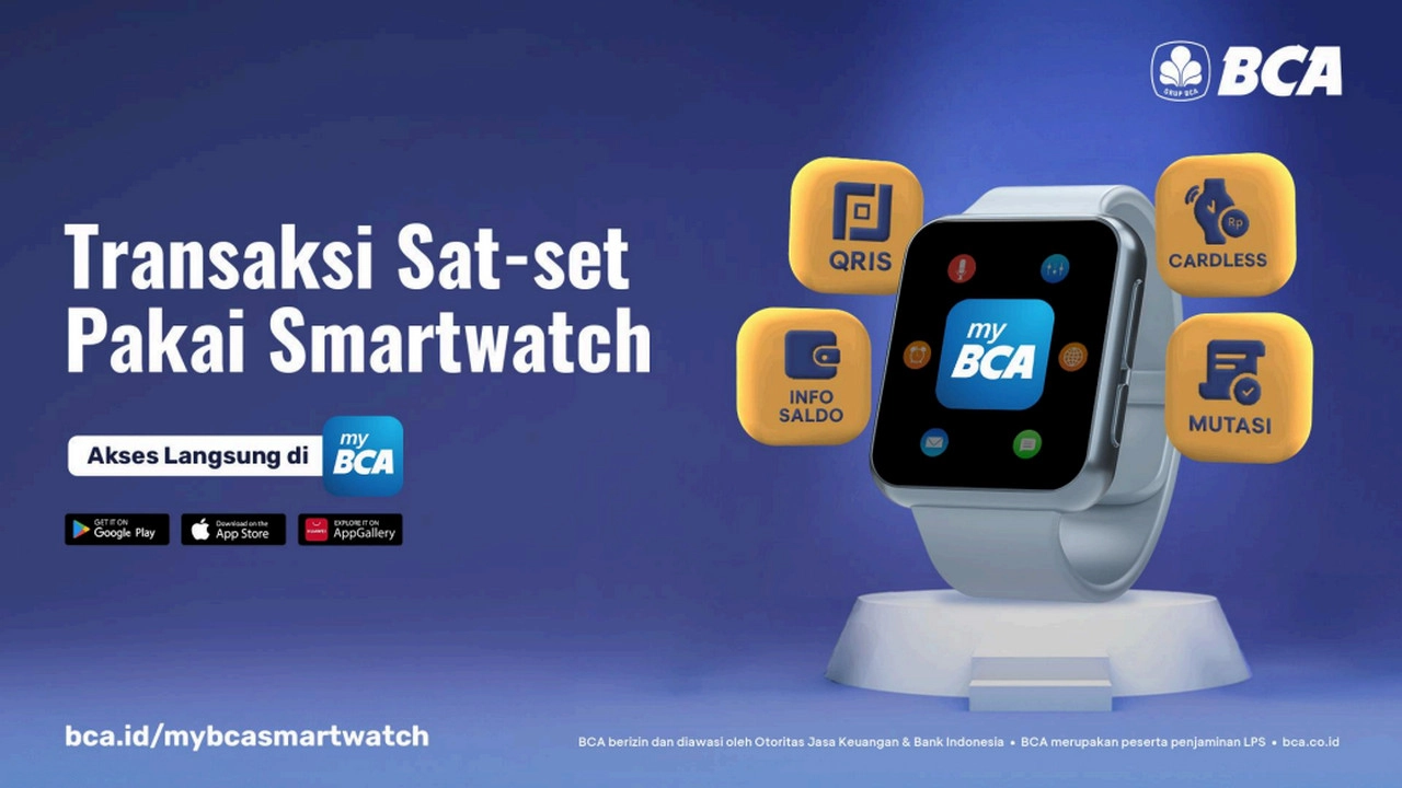 myBCA untuk Smartwatch