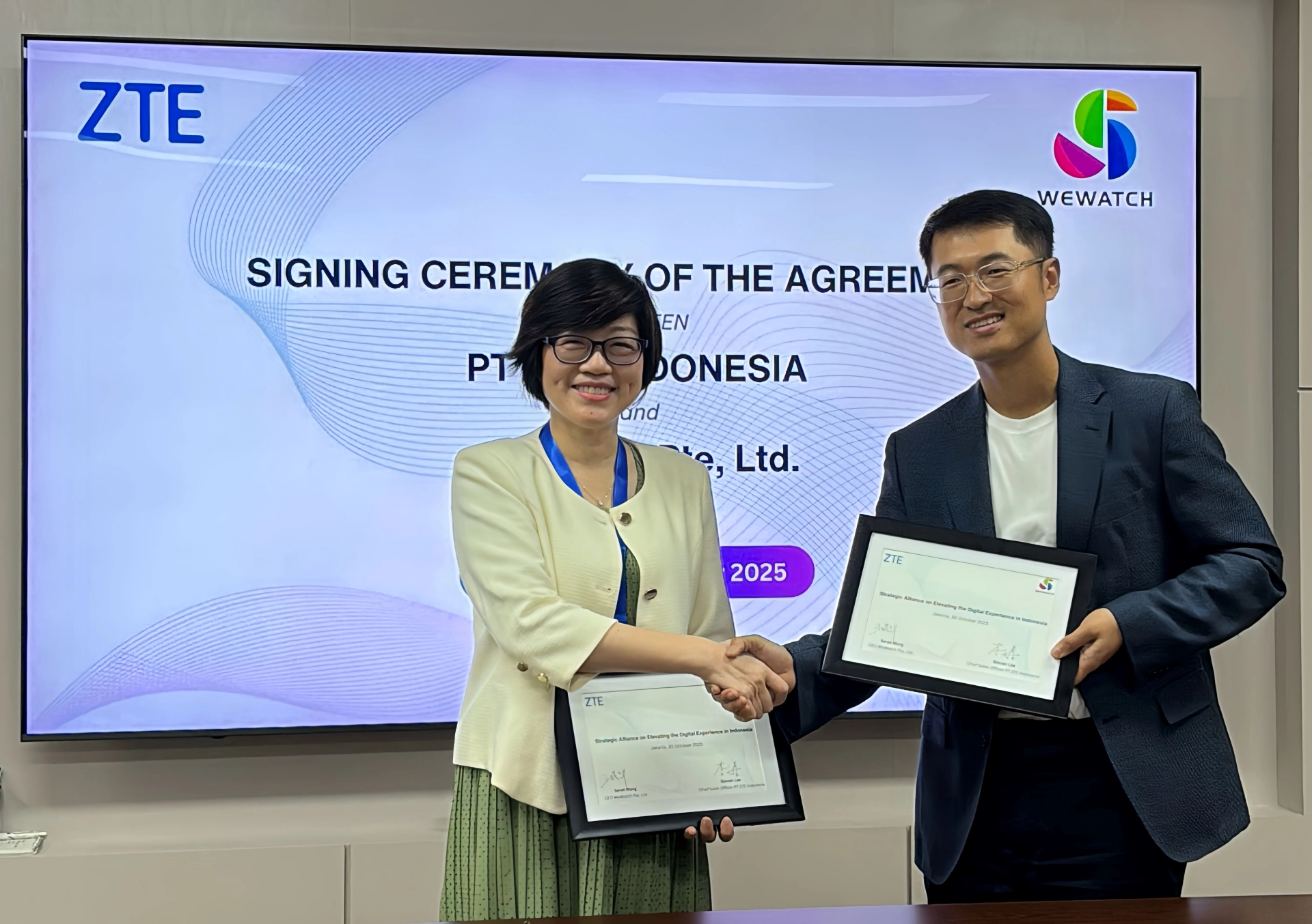 Kemitraan ZTE WeWatch