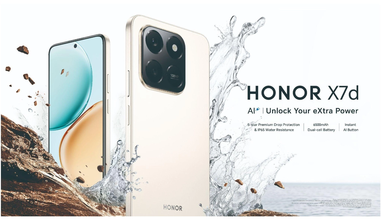 HONOR X7d dan HONOR X6c