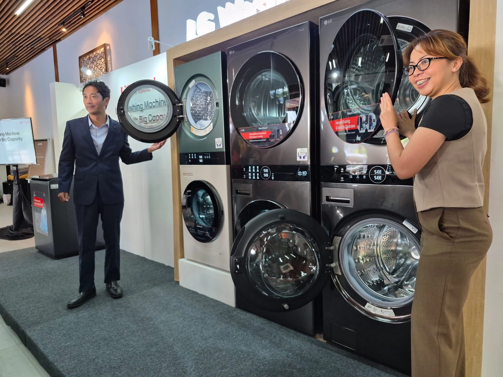 mesin cuci LG kapasitas besar