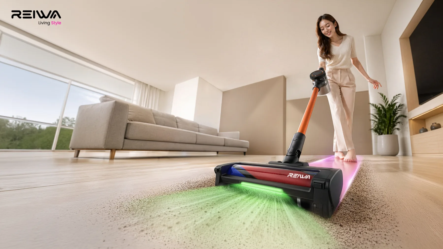 REIWA Stick Vacuum Cleaner
