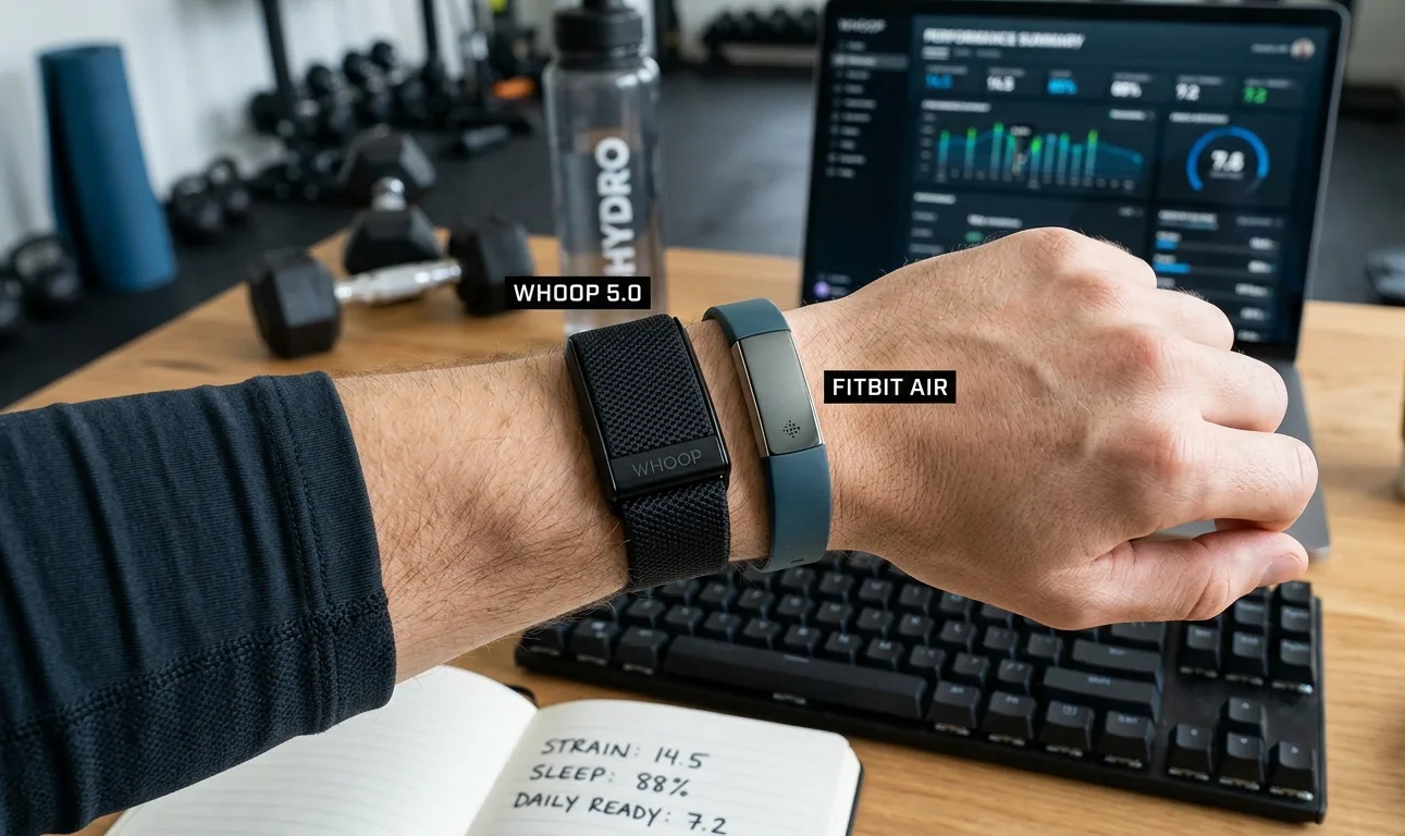 Fitbit Air vs Whoop 5.0: Pelacak Tanpa Layar Mana yang Lebih Baik?