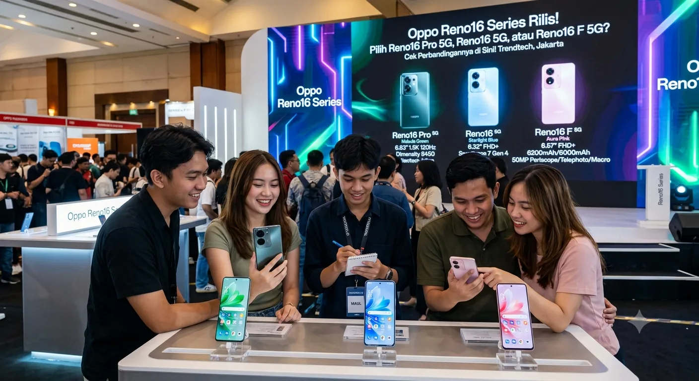 Perbandingan Oppo Reno16 Series