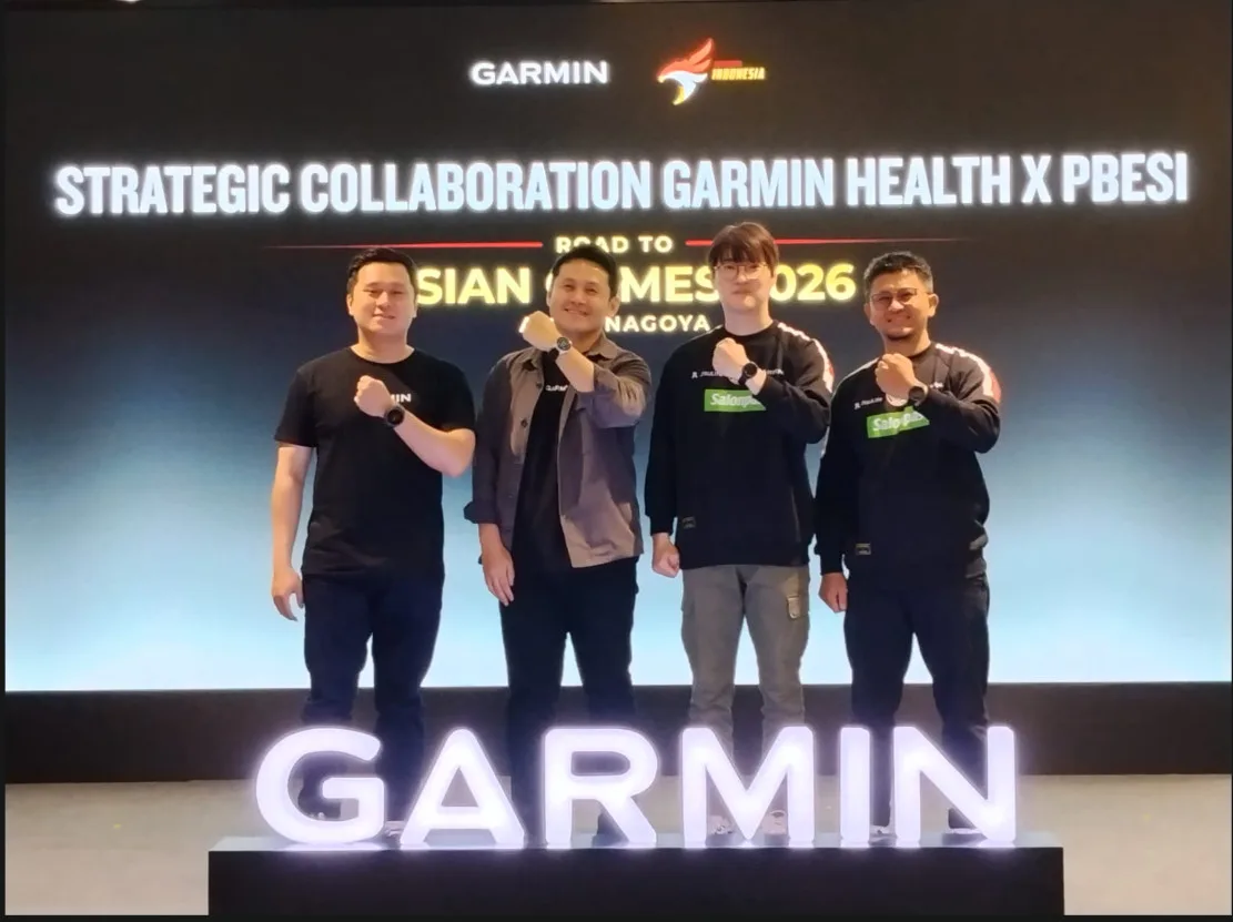Garmin PBESI Asian Games 2026 Garmin x PBESI Kasih “Real-Life Buff” Buat Timnas Esports Indonesia Jelang Asian Games 2026!