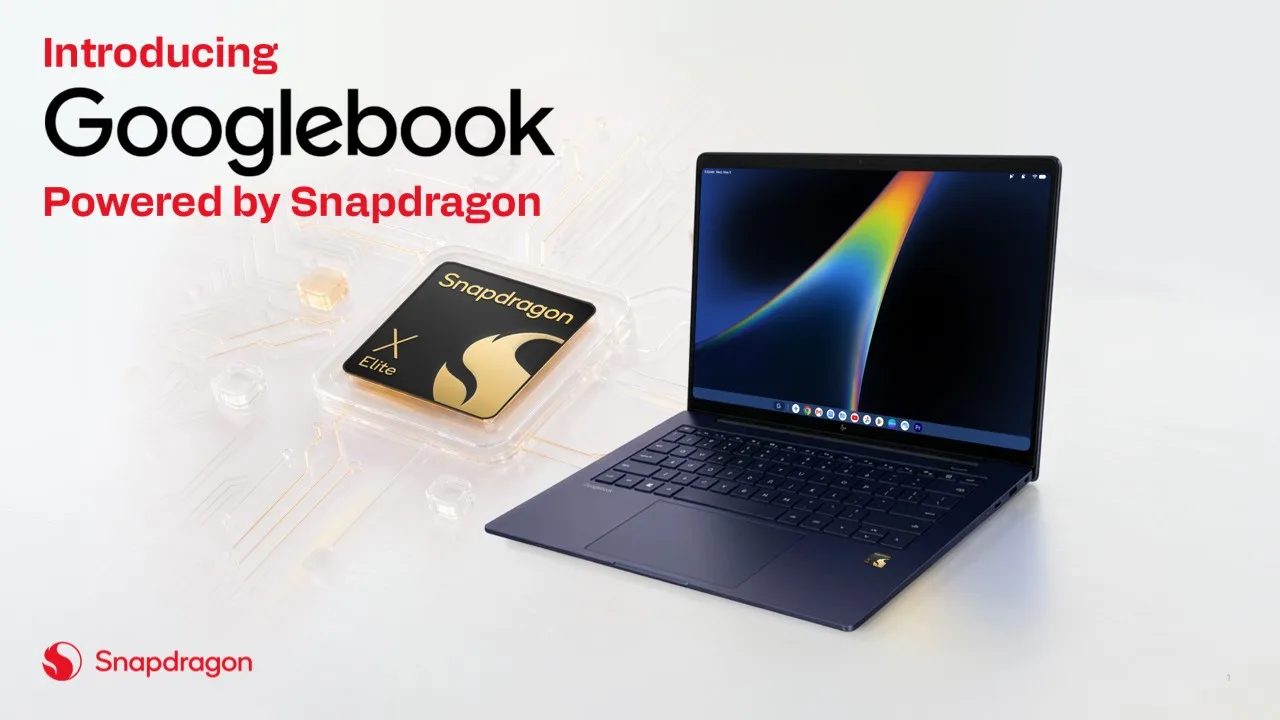 Googlebook Hadir Bertenaga Snapdragon X Elite, Laptop Pertama Khusus Gemini Intelligence