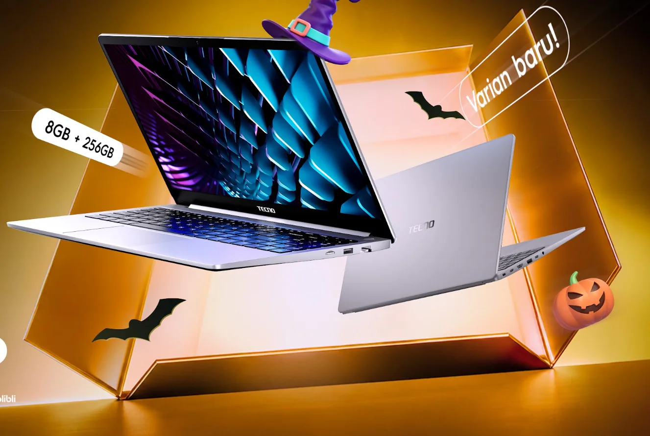 Resmi Dijual! Intip Spesifikasi dan Harga TECNO MEGABOOK K15S di Indonesia