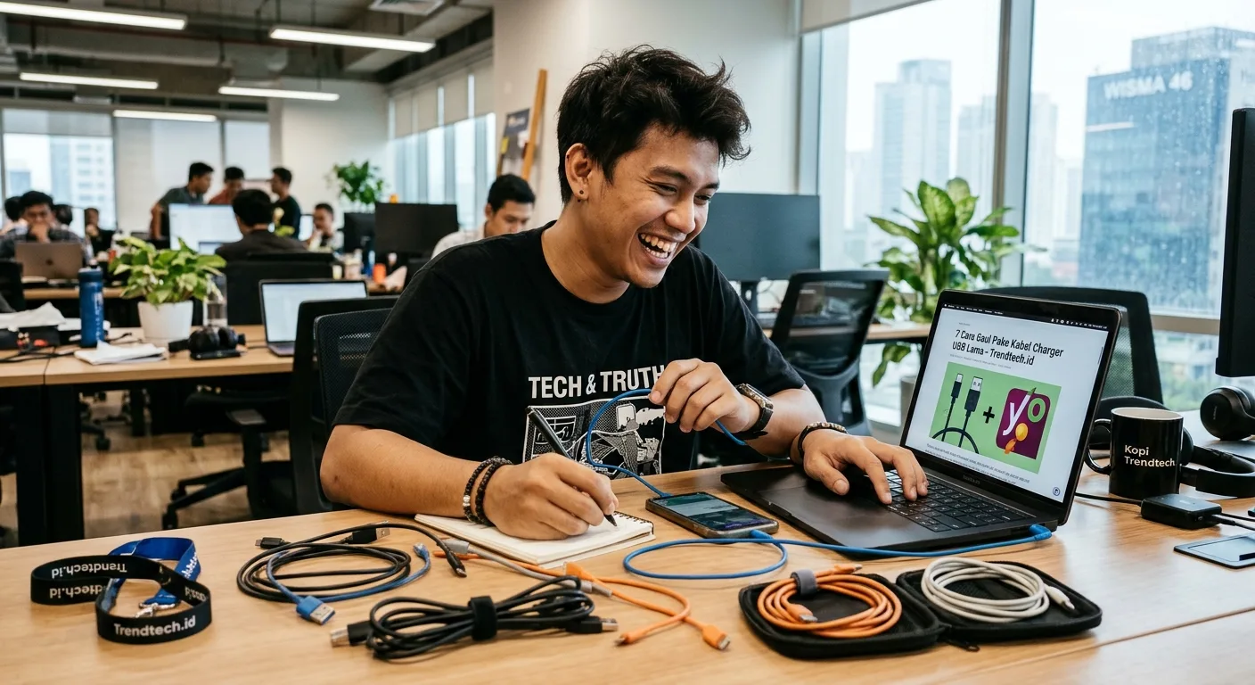 Cara Memanfaatkan Kabel Charger USB Lama